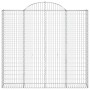 Cestas de gaviones 6 uds forma de arco hierro 200x30x180/200 cm de vidaXL, Maceteros y jardineras - Ref: Foro24-3146198, Prec...