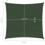 Toldo de vela verde oscuro HDPE 160 g/m² 2x2 m de vidaXL, Sombrillas - Ref: Foro24-311437, Precio: 20,69 €, Descuento: %