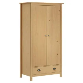 Armario de 2 puertas Hill madera maciza pino 89x50x170cm de vidaXL, Armarios roperos - Ref: Foro24-288947, Precio: 232,83 €, ...