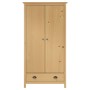 Armario de 2 puertas Hill madera maciza pino 89x50x170cm de vidaXL, Armarios roperos - Ref: Foro24-288947, Precio: 235,95 €, ...
