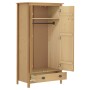 Armario de 2 puertas Hill madera maciza pino 89x50x170cm de vidaXL, Armarios roperos - Ref: Foro24-288947, Precio: 235,95 €, ...
