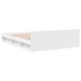 Cama con cajones madera de ingeniería blanco 120x190 cm de vidaXL, Camas y somieres - Ref: Foro24-3280776, Precio: 206,05 €, ...