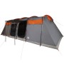 Tienda campaña familiar túnel 10 personas impermeable naranja de vidaXL, Tiendas de campaña - Ref: Foro24-94621, Precio: 395,...