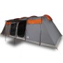 Tienda campaña familiar túnel 10 personas impermeable naranja de vidaXL, Tiendas de campaña - Ref: Foro24-94621, Precio: 395,...
