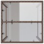 Mesa de bar de exterior ratán sintético marrón 70x70x110 cm de vidaXL, Mesas de jardín - Ref: Foro24-368694, Precio: 119,23 €...