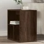 Beistelltisch aus braunem Eichensperrholz, 50 x 30 x 50 cm von vidaXL, Seitentische - Ref: Foro24-840567, Preis: 34,01 €, Rab...