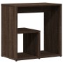Mesa auxiliar de madera contrachapada marrón roble 50x30x50 cm de vidaXL, Mesas auxiliares - Ref: Foro24-840567, Precio: 34,5...