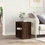 Mesa auxiliar de madera contrachapada marrón roble 50x30x50 cm de vidaXL, Mesas auxiliares - Ref: Foro24-840567, Precio: 34,5...