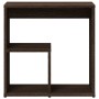 Mesa auxiliar de madera contrachapada marrón roble 50x30x50 cm de vidaXL, Mesas auxiliares - Ref: Foro24-840567, Precio: 34,5...