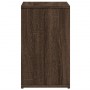 Mesa auxiliar de madera contrachapada marrón roble 50x30x50 cm de vidaXL, Mesas auxiliares - Ref: Foro24-840567, Precio: 34,5...