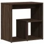 Beistelltisch aus braunem Eichensperrholz, 50 x 30 x 50 cm von vidaXL, Seitentische - Ref: Foro24-840567, Preis: 34,01 €, Rab...
