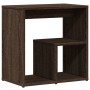 Mesa auxiliar de madera contrachapada marrón roble 50x30x50 cm de vidaXL, Mesas auxiliares - Ref: Foro24-840567, Precio: 34,5...