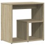 Mesa auxiliar de madera contrachapada color roble 50x30x50 cm de vidaXL, Mesas auxiliares - Ref: Foro24-840559, Precio: 36,95...