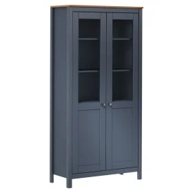 Aparador Hill madera de pino gris 85x37x170,5 cm de vidaXL, Aparadores - Ref: Foro24-289013, Precio: 245,41 €, Descuento: %
