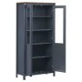 Aparador Hill madera de pino gris 85x37x170,5 cm de vidaXL, Aparadores - Ref: Foro24-289013, Precio: 245,41 €, Descuento: %