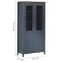 Aparador Hill madera de pino gris 85x37x170,5 cm de vidaXL, Aparadores - Ref: Foro24-289013, Precio: 245,41 €, Descuento: %