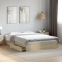 Cama con cajones madera ingeniería roble Sonoma 150x200 cm de vidaXL, Camas y somieres - Ref: Foro24-3280652, Precio: 172,85 ...