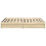 Cama con cajones madera ingeniería roble Sonoma 150x200 cm de vidaXL, Camas y somieres - Ref: Foro24-3280652, Precio: 172,85 ...