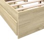 Cama con cajones madera ingeniería roble Sonoma 150x200 cm de vidaXL, Camas y somieres - Ref: Foro24-3280652, Precio: 172,85 ...
