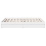 Estructura cama con cajones madera ingeniería blanca 150x200 cm de vidaXL, Camas y somieres - Ref: Foro24-3280650, Precio: 18...