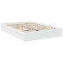Estructura cama con cajones madera ingeniería blanca 150x200 cm de vidaXL, Camas y somieres - Ref: Foro24-3280650, Precio: 18...
