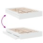 Estructura cama con cajones madera ingeniería blanca 150x200 cm de vidaXL, Camas y somieres - Ref: Foro24-3280650, Precio: 18...