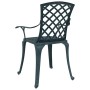 Sillas de jardín 2 unidades aluminio fundido verde de vidaXL, Sillas de jardín - Ref: Foro24-4002802, Precio: 250,51 €, Descu...