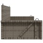 Banco columpio de ratán sintético gris 119x56x48 cm de vidaXL, Bancos de jardín - Ref: Foro24-365627, Precio: 119,41 €, Descu...