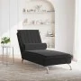 Sofá diván de masaje con cojín de terciopelo negro de vidaXL, Divanes - Ref: Foro24-379464, Precio: 112,09 €, Descuento: %
