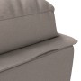 Sofá diván de masaje con cojines de tela gris taupe de vidaXL, Divanes - Ref: Foro24-379479, Precio: 195,96 €, Descuento: %