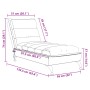 Sofá diván de masaje con cojines de tela gris taupe de vidaXL, Divanes - Ref: Foro24-379479, Precio: 195,96 €, Descuento: %
