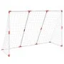 Portería de fútbol con balones 2 en 1 blanco 184x64x124 cm de vidaXL, Porterías de fútbol - Ref: Foro24-4008437, Precio: 42,5...