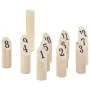 Juego de números Kubb con bolsa transporte 13 pzas madera pino de vidaXL, Juegos sobre hierba - Ref: Foro24-4008440, Precio: ...