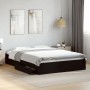 Estructura cama con cajones madera ingeniería negra 160x200 cm de vidaXL, Camas y somieres - Ref: Foro24-3280644, Precio: 205...