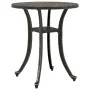 Mesa de jardín aluminio fundido bronce Ø48x53 cm de vidaXL, Mesas de jardín - Ref: Foro24-4002823, Precio: 61,11 €, Descuento: %