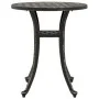 Mesa de jardín aluminio fundido bronce Ø48x53 cm de vidaXL, Mesas de jardín - Ref: Foro24-4002823, Precio: 61,11 €, Descuento: %