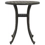 Mesa de jardín aluminio fundido bronce Ø48x53 cm de vidaXL, Mesas de jardín - Ref: Foro24-4002823, Precio: 69,12 €, Descuento: %