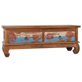 Mueble para TV de madera reciclada de teca 110x35x40 cm de vidaXL, Muebles TV - Ref: Foro24-289059, Precio: 152,90 €, Descuen...