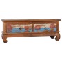 Mueble para TV de madera reciclada de teca 110x35x40 cm de vidaXL, Muebles TV - Ref: Foro24-289059, Precio: 154,70 €, Descuen...