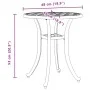 Mesa de jardín aluminio fundido bronce Ø48x53 cm de vidaXL, Mesas de jardín - Ref: Foro24-4002823, Precio: 61,11 €, Descuento: %