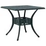 Mesa de jardín aluminio fundido verde 80x80x75 cm de vidaXL, Mesas de jardín - Ref: Foro24-4002814, Precio: 213,63 €, Descuen...