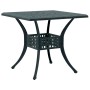 Mesa de jardín aluminio fundido verde 80x80x75 cm de vidaXL, Mesas de jardín - Ref: Foro24-4002814, Precio: 217,93 €, Descuen...