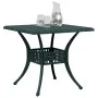 Mesa de jardín aluminio fundido verde 80x80x75 cm de vidaXL, Mesas de jardín - Ref: Foro24-4002814, Precio: 213,63 €, Descuen...