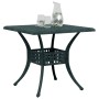 Mesa de jardín aluminio fundido verde 80x80x75 cm de vidaXL, Mesas de jardín - Ref: Foro24-4002814, Precio: 217,93 €, Descuen...