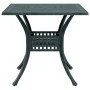 Mesa de jardín aluminio fundido verde 80x80x75 cm de vidaXL, Mesas de jardín - Ref: Foro24-4002814, Precio: 213,63 €, Descuen...