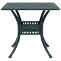 Mesa de jardín aluminio fundido verde 80x80x75 cm de vidaXL, Mesas de jardín - Ref: Foro24-4002814, Precio: 217,93 €, Descuen...