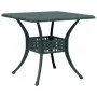 Mesa de jardín aluminio fundido verde 80x80x75 cm de vidaXL, Mesas de jardín - Ref: Foro24-4002814, Precio: 213,63 €, Descuen...