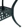 Mesa de jardín aluminio fundido verde 80x80x75 cm de vidaXL, Mesas de jardín - Ref: Foro24-4002814, Precio: 217,93 €, Descuen...