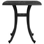 Mesa de jardín aluminio fundido negro 80x80x75 cm de vidaXL, Mesas de jardín - Ref: Foro24-4002816, Precio: 79,11 €, Descuent...