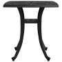 Mesa de jardín aluminio fundido negro 80x80x75 cm de vidaXL, Mesas de jardín - Ref: Foro24-4002816, Precio: 79,11 €, Descuent...